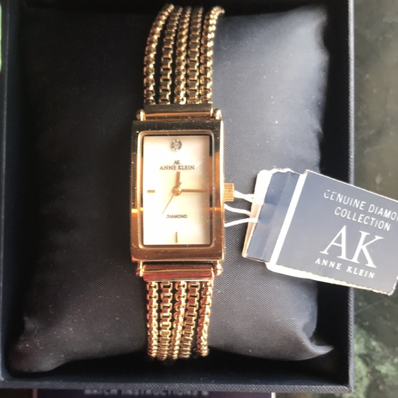 Anne Klein Accessories - NWT Anne Klein gold watch w/ box